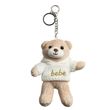 Load image into Gallery viewer, Teddy Bear Hooded Keychain
