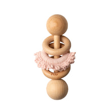 Load image into Gallery viewer, Rattle with Crochet Ruffle Ring
