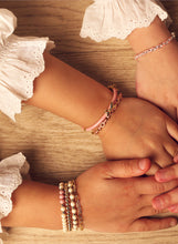 Load image into Gallery viewer, PINK AND GOLD LINK BRACELET

