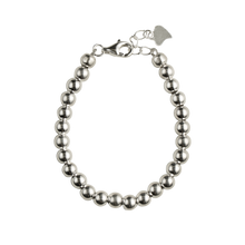Load image into Gallery viewer, SILVER BEADED BRACELET
