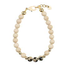 Load image into Gallery viewer, DYE JADE WITH LEOPARD BEADS BRACELET
