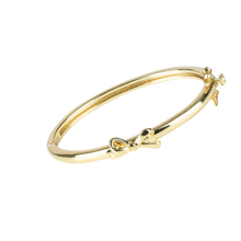 Load image into Gallery viewer, GOLD BANGLE WITH GOLD BOW
