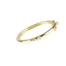 Load image into Gallery viewer, GOLD BANGLE WITH GOLD BOW
