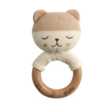 Load image into Gallery viewer, Knitted Teddy Rattle Toy

