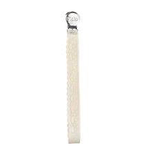 Load image into Gallery viewer, HEART LACE PACIFIER CLIP
