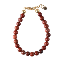 Load image into Gallery viewer, RED JASPER BEADS BRACELET
