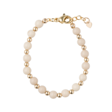 Load image into Gallery viewer, DYE JADE WITH GOLD BEADS BRACELET
