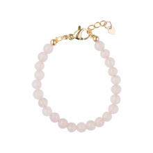 Load image into Gallery viewer, ROSE QUARTZ BEADS BRACELET

