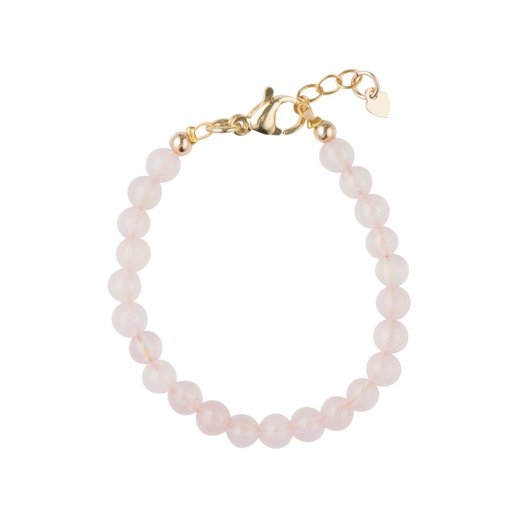 ROSE QUARTZ BEADS BRACELET