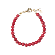 Load image into Gallery viewer, RED DYE BEADS BRACELET
