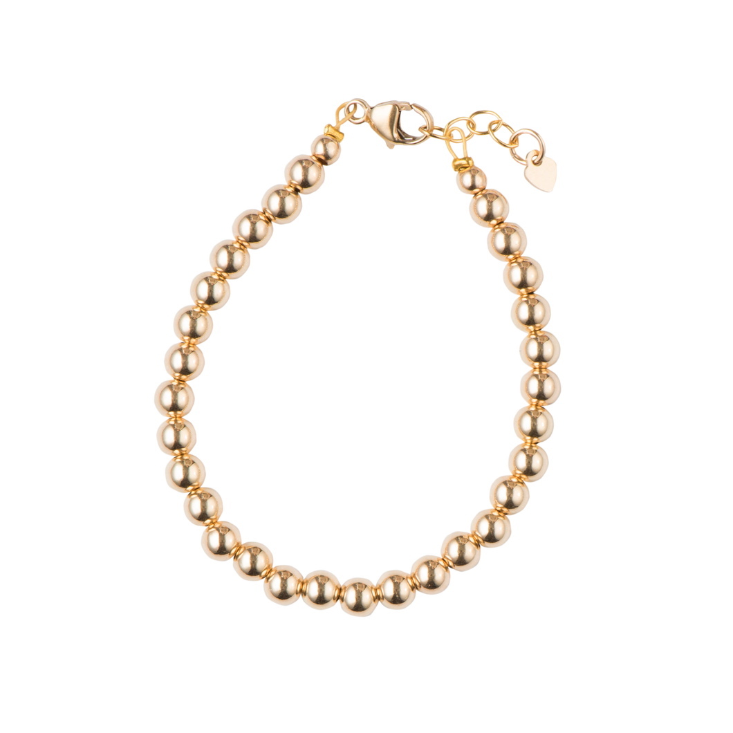 GOLD FILLED BEADS BRACELET